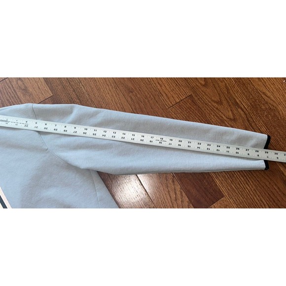 Old Navy Men's Gray Full Ziplong Sleeve Light Jacket Cotton Fleece Size Medium - Picture 9 of 10